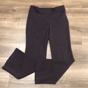 Express Dark Plum Editor Business Casual Bootcut Pants size 4R